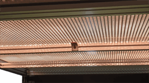 Infrared heater for paper honeycomb core expander machine