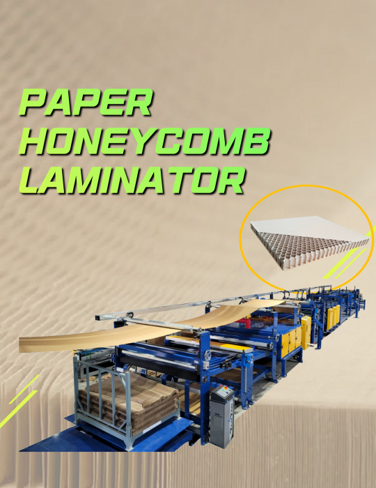 paper honeycomb laminator to make honeycomb board panel manufactured by tantan corporation Korea